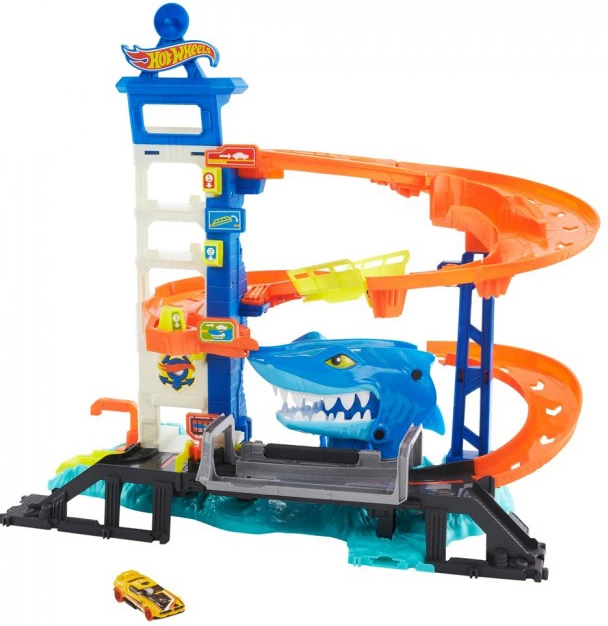 Zestaw do zabawy Hot Wheels Ucieczka przed wściekłym rekinem (194735028979) - obraz 2