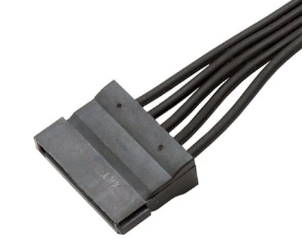 Переходник удлинитель 32 см 15 pin SATA->SATA кабель питания САТА (794728336) плоский Черный - Фото 3 Переходник удлинитель 32 см 15 pin SATA->SATA кабель питания САТА (794728336) плоский Черный - изображение 3