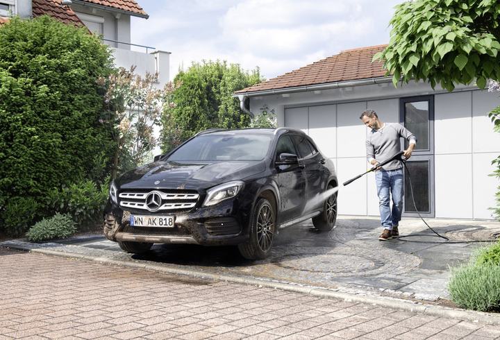 Myjka cisnieniowa Karcher Upright Electric 420 l/h czarny, żółty (1.637-500.0) - obraz 8