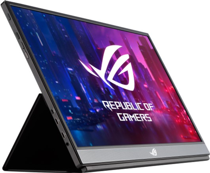 Монитор LCD 17.3" Asus Portable XG17AHPE MicroHDMI, 2xUSB Type-C, IPS, 1920x1080, 240Hz, MM, Built-in battery, camera, smart cas (90LM05G1-B02170) - изображение 3