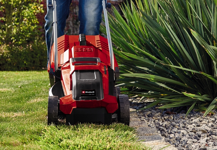 Газонокосилка Einhell GE-CM 18/32 Li-Solo, PXC, аккум., 32л, 25л, 8.5кг, (без АКБ и ЗУ) (3413256) - изображение 4