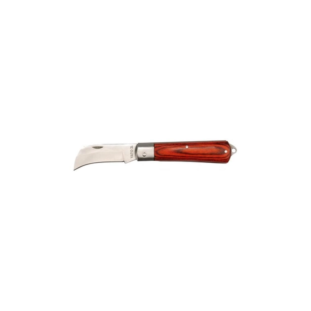 Нож электрика с выгнутым лезвием складной, лезвие 75 мм, 190 мм YATO (YT-7601) - изображение 1