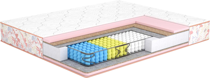 Акція на Матрац MatroLuxe Rose двосторонній 180х190 см від Rozetka