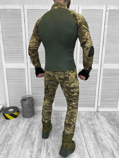 Тактичний військовий костюм Single Sword ( Убакс + Штани ), Камуфляж: Піксель ЗСУ, Розмір: XXL - зображення 2