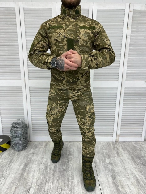 Тактичний військовий костюм Attac ( Кітель + Убакс + Штани ), Камуфляж: Піксель ЗСУ, Розмір: XXL - зображення 2