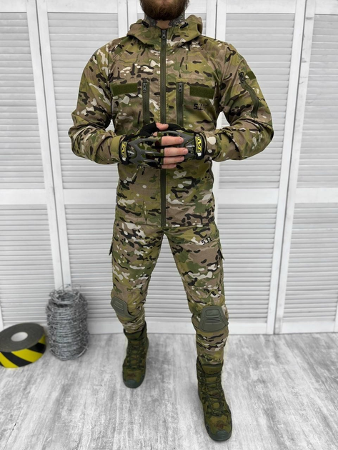 Тактичний військовий костюм Fortuna ( Куртка + Штани ), Камуфляж: Мультикам, Розмір: XXL - зображення 1
