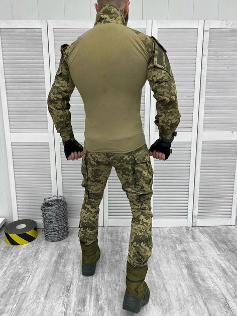 Тактичний військовий костюм Tactical ( Убакс + Штани ), Камуфляж: Піксель ЗСУ, Розмір: XXL - зображення 2