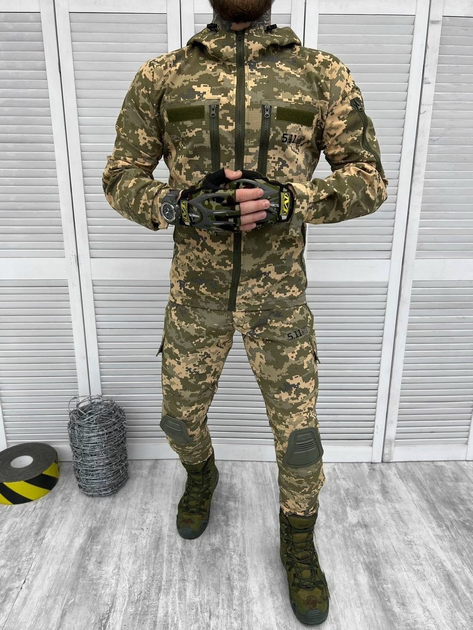Тактический военный костюм Fortuna ( Куртка + Штаны ), Камуфляж: Пиксель, Размер: L - изображение 1
