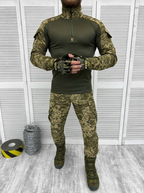 Тактичний військовий костюм Fostex ( Убакс + Штани ), Камуфляж: Піксель ЗСУ, Розмір: XL - зображення 1