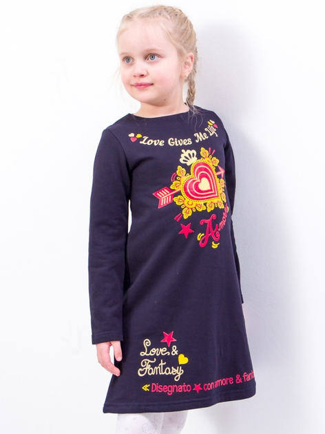 Акція на Дитяча сукня для дівчинки Носи своє 6004-023-33-1 122 см Чорнильно-синя (p-7504-98606) від Rozetka