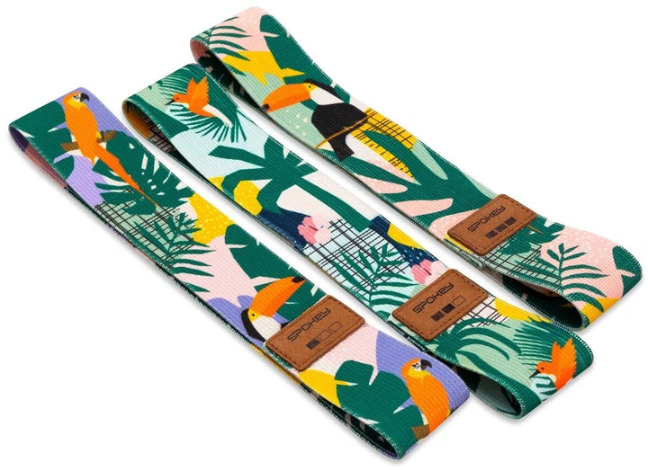 Zestaw gum treningowych Spokey fit X3 HJ HOME JUNGLE SET 941519 (5905339415196) - obraz 2