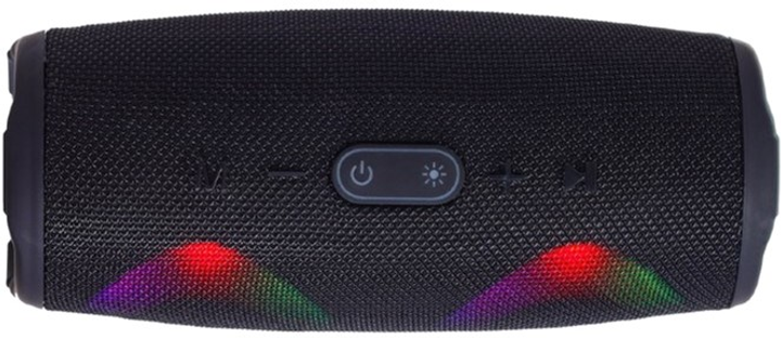 Głośnik przenośny Gembird 10 W Czarny (SPK-BT-LED-02) - obraz 3