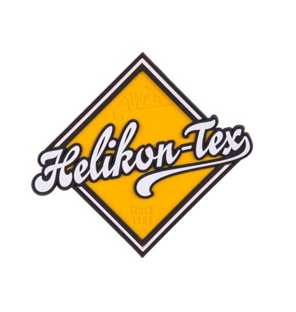 Шеврон тактичний Helikon-tex Жовтий Road Sign Patch - PVC - Yellow (OD-HRS-RB-26) - зображення 1