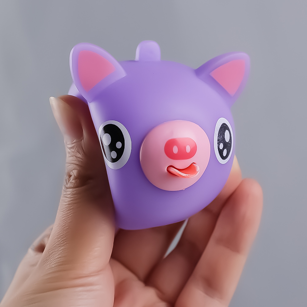 Антистресс пищалка Funny Purple Pig, Belove – фото, отзывы ...