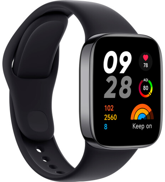 Smartwatch Xiaomi Redmi Watch 3 Black (BHR6851GL) - obraz 1