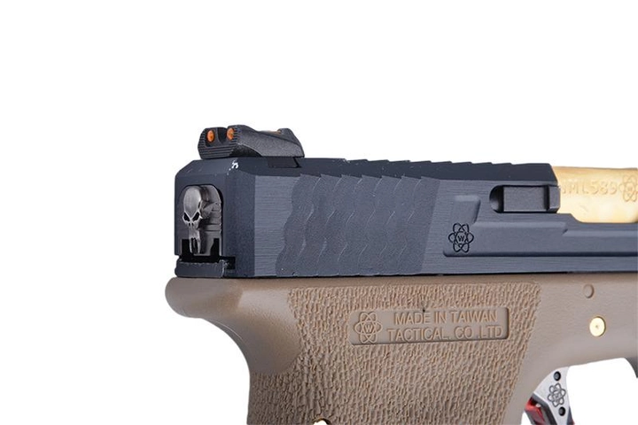 Пістолет WE Glock 17 Force Tan GBB (Страйкбол 6мм) - зображення 2