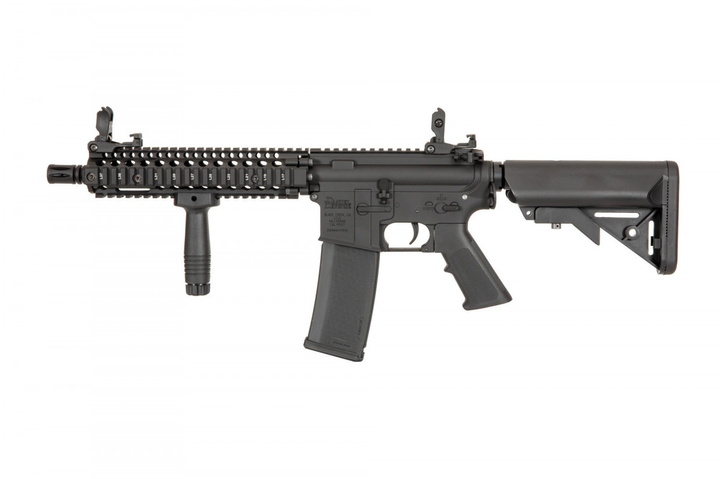 Страйкбольна штурмова гвинтівка Specna Arms Daniel Defense® MK18 SA-E19 EDGE™ Carbine Replica Black - зображення 1