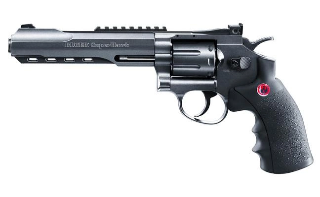 Страйкбольний револьвер Umarex Ruger SuperHawk 6 CO2 Black - зображення 1