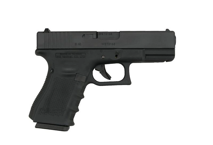 Пістолет WE Glock 19 Gen4. GBB Black (Страйкбол 6мм) - зображення 2