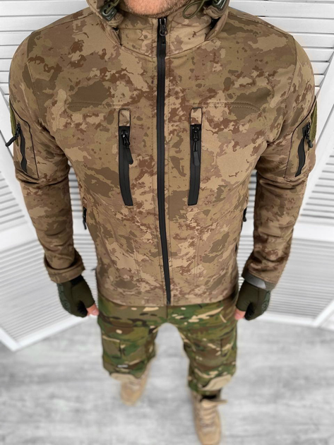 Армейская куртка софтшел Turkish Пиксель M - изображение 2
