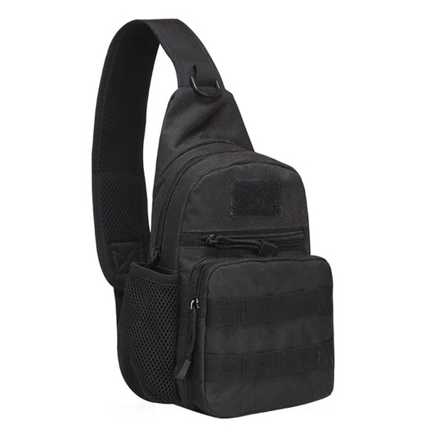 Рюкзак тактичний AOKALI Outdoor A14 Black на одне плече армійський 20L - зображення 1