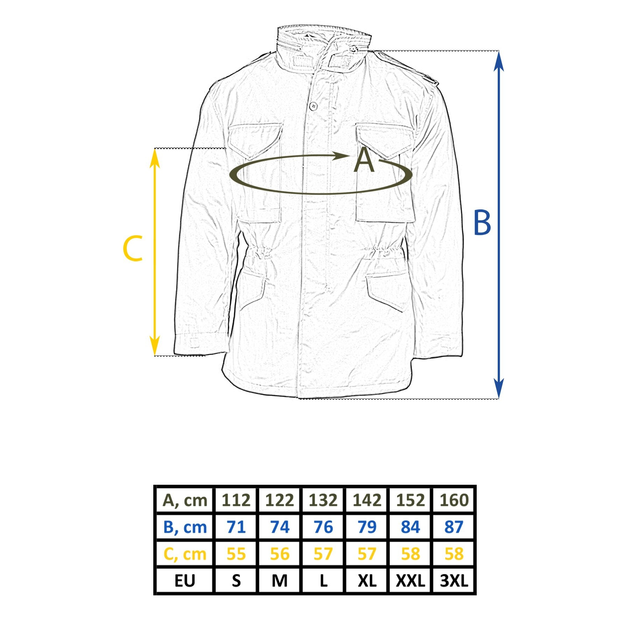 Куртка мембранная с флисовой подкладкой MIL-TEC Wet Weather Jacket Черный S - изображение 2