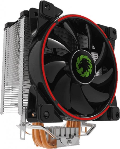 Кулер для процессора Intel/AMD TDP 187W GameMax Gamma 500-Red с подсветкой 120 мм - изображение 3