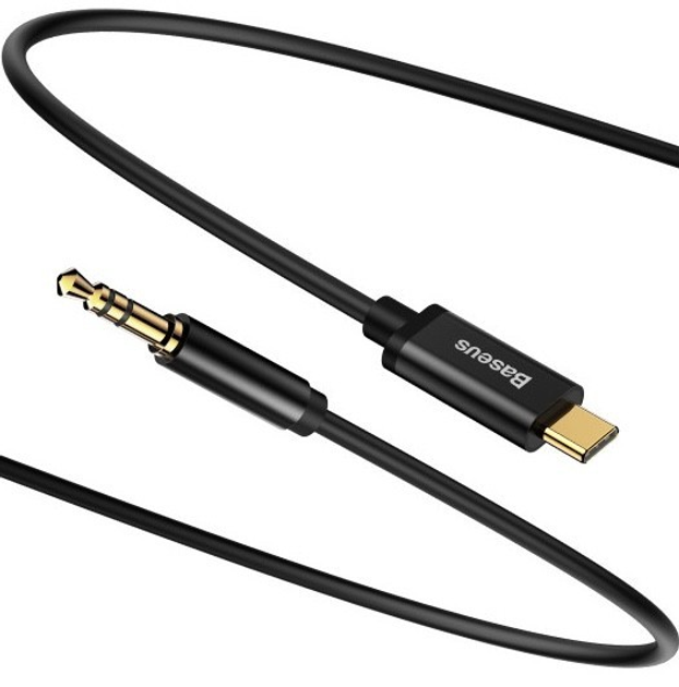 Кабель Переходник Baseus Mini-jack 3.5 mm to Type-C (USB-C) Аукс Кабель ...