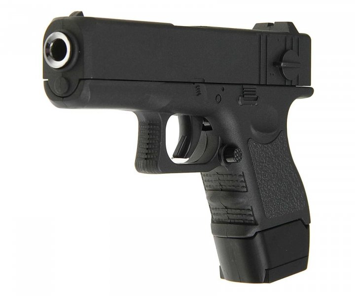 Детский страйкбольный пистолет Glock 17 mini Galaxy G16 -COPY- - изображение 2