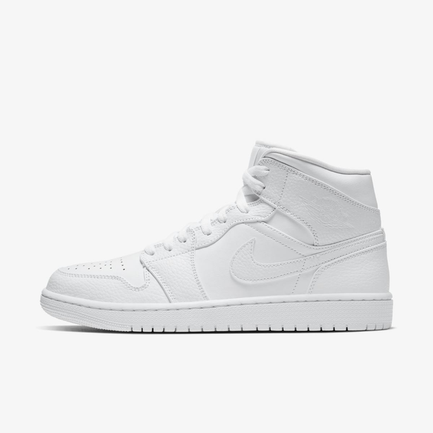 Jordan retro 1 triple hot sale white