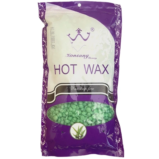 Воск Konsung Beauty 1000 г Tea tree в гранулах, пленочный для депиляции - Фото 1 Воск Konsung Beauty 1000 г Tea tree в гранулах, пленочный для депиляции - изображение 1