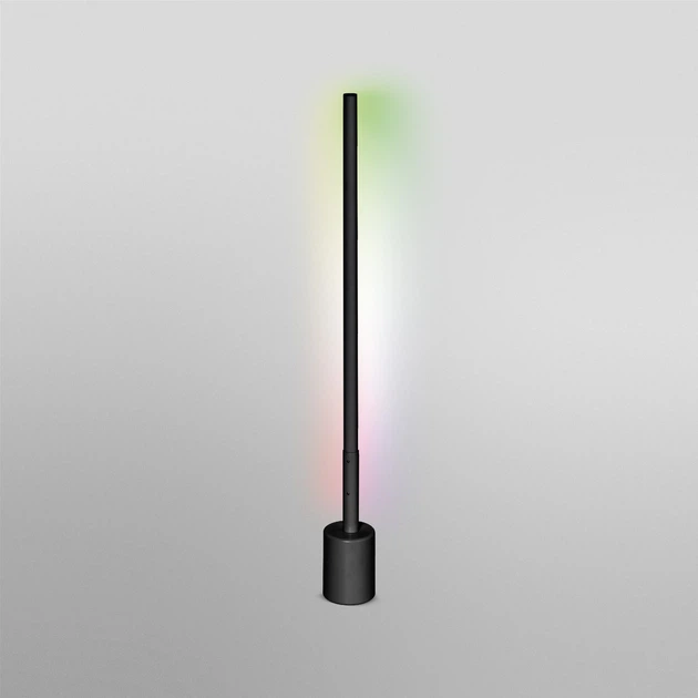 Торшер Ledvance smart Wi-Fi floor corner SLIM RGB TW 8W 2700-6500K 540Lm 80 см Black (4058075765177) - зображення 5