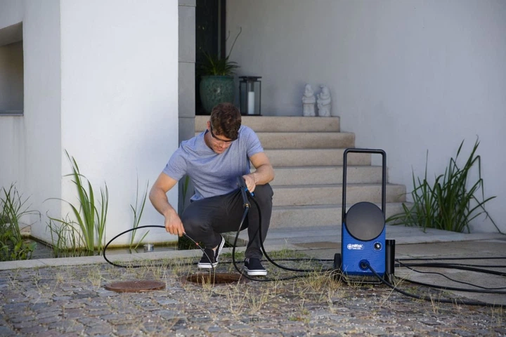 Myjka cisnieniowa Nilfisk Upright Electric 462 l/h czarny, niebieski (128471261) - obraz 8