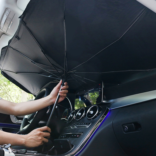 Шторка зонт парасоля для захисту від сонця лобового скла авто Car ...
