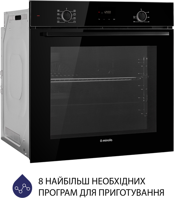 Духова шафа електрична Minola EOD 6814 BL - зображення 3