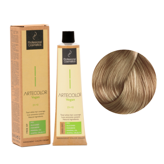 Крем-краска для волос Profesional Cosmetics Vegan №7/00 Medium Natural ...