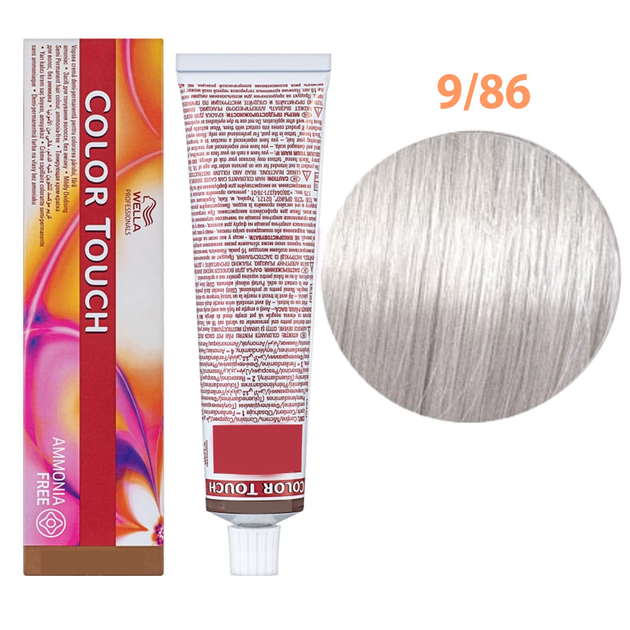 Краска для волос Wella Professionals Touch №9/86 очень светлый блонд ...