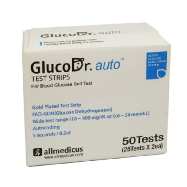 Тест-полоски GlucoDr. auto AGM 4000 №50 - зображення 1