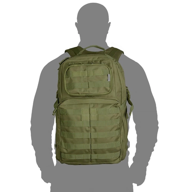 Тактичний рюкзак Camotec з щільної та зносостійкої тканин Dash Olive - зображення 2