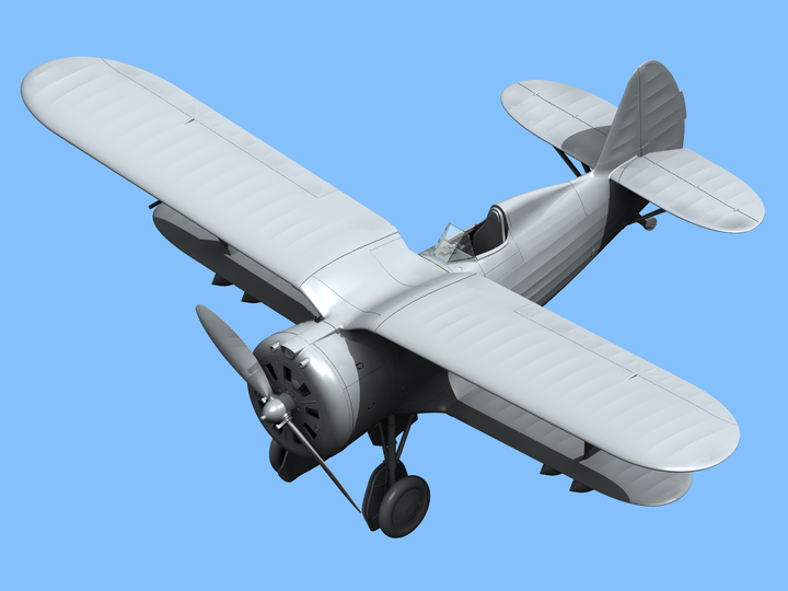 Сборная модель ICM I-153 "Чайка", советский истребитель-биплан 2 Мировой войны 48095 - Фото 10 Сборная модель ICM I-153 "Чайка", советский истребитель-биплан 2 Мировой войны 48095 - изображение 10