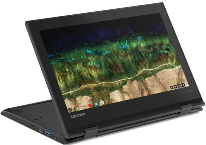 Ноутбук 11.6" Lenovo 500e Intel Celeron N3450 RAM 4GB eMMC 32GB Chrome OS h2 - Фото 1 Ноутбук 11.6" Lenovo 500e Intel Celeron N3450 RAM 4GB eMMC 32GB Chrome OS h2 - зображення 1