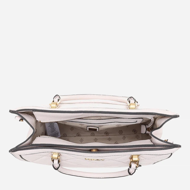 Сумка-шоппер жіноча GUESS ABEY ELITE TOTE HWQB8558230-STO Молочна (800070292870) - зображення 6