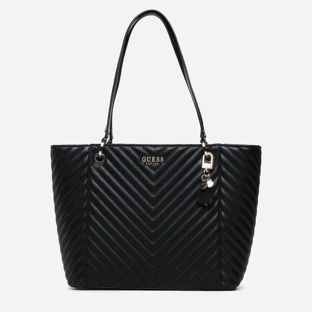 Сумка-шоппер жіноча GUESS NOELLE ELITE TOTE HWQG7879230-BLA Чорна (800070292871) - Фото 1 Сумка-шоппер жіноча GUESS NOELLE ELITE TOTE HWQG7879230-BLA Чорна (800070292871) - зображення 1