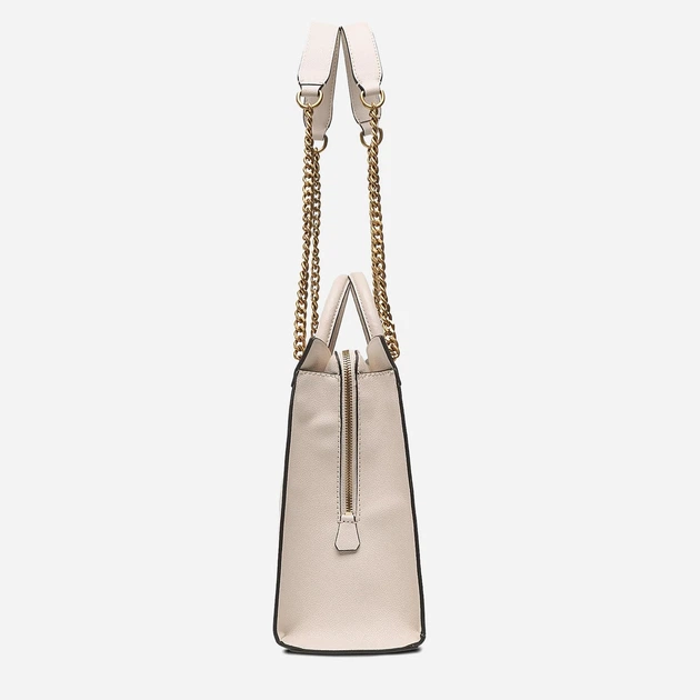 Сумка крос-боді жіноча GUESS NELL GIRLFRIEND SATCHEL HWVB8678070-STO Молочна (800070292914) - зображення 5