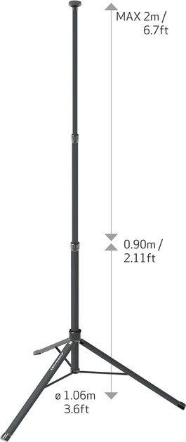 Мачта освещения Scangrip Tower Compact Connect 2500 lumen (03.6110C) - изображение 3