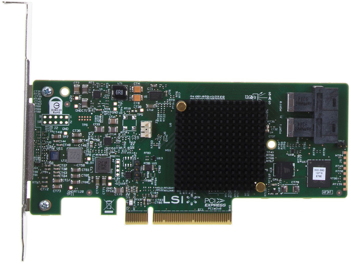 Контролер RAID Broadcom MegaRAID 9341-8i SAS/SATA PCIe 3.0 x8 12Gb/s (05-26106-00) - зображення 2