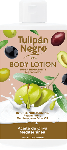 Лосьон для тела Tulipan Negro Оливковое масло 400 мл (8410751036241) 