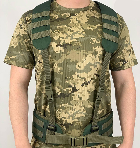 Ремінно-плечова система (РПС) Military Manufactury Cordura хакі 217 універсальний - зображення 1