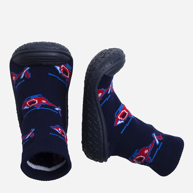 Дитячі кімнатні капці для хлопчика Chicco 01064721000000-800 24 Блакитні (8051182167625) - зображення 5