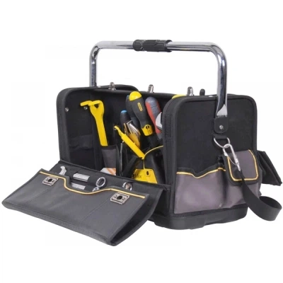 Сумка для инструмента Stanley FatMax Plumber Bag, сантехника, двусторонняя, 520х280х310мм (FMST1-70719) - Фото 4 Сумка для инструмента Stanley FatMax Plumber Bag, сантехника, двусторонняя, 520х280х310мм (FMST1-70719) - изображение 4